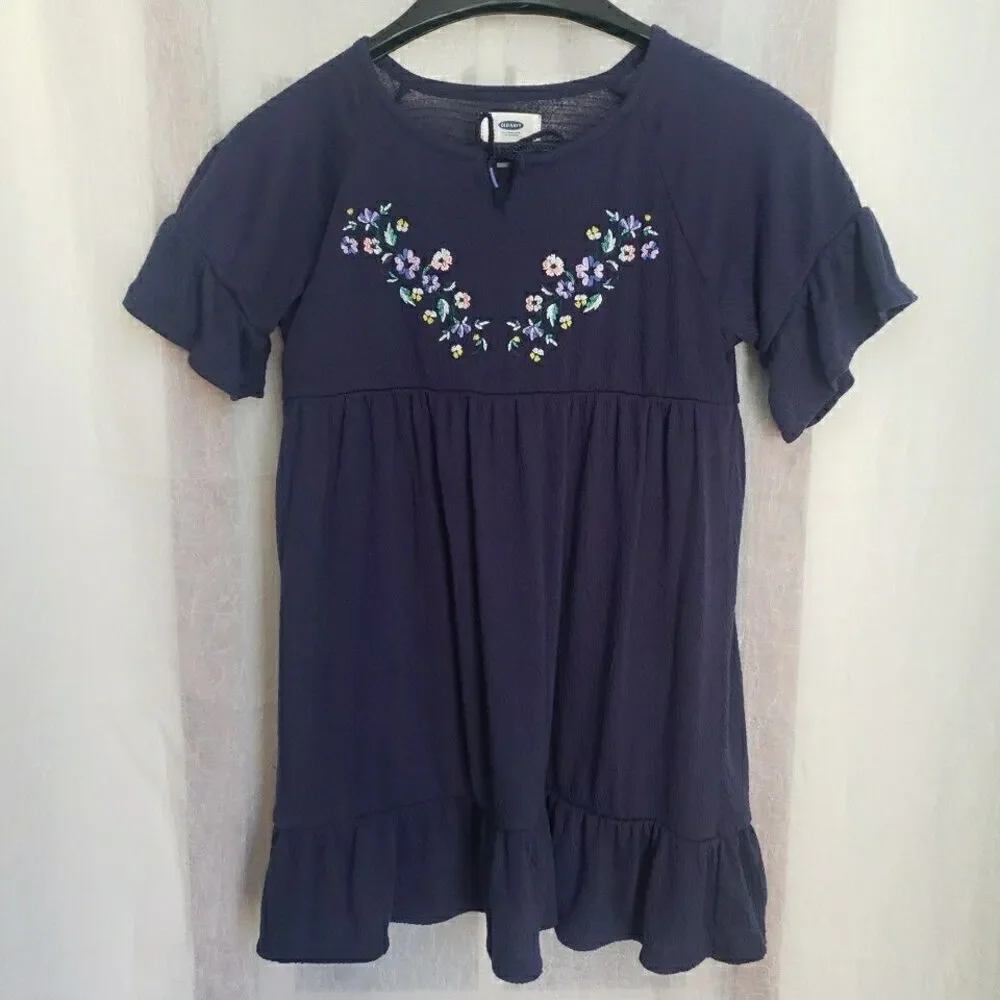 Girls Cute Dress Old Navy Floral Gap Kids Size S 6/7